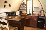Kitchen with Countertop Convection Oven